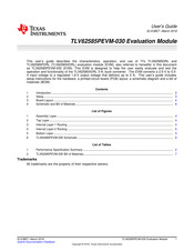 Texas Instruments TLV62585PEVM-030 User Manual