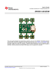 Texas Instruments DRV5011-5012EVM User Manual