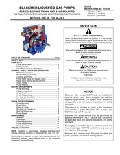 Blackmer CRL4B Installation, Operation And Maintenance Instructions