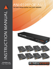 A-Neu Video ANI-0108POE-AU Instruction Manual