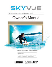 Skyvue C-NXG-4273-FS Owner's Manual