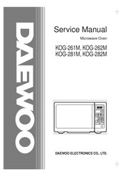 Daewoo KOG-262M Service Manual