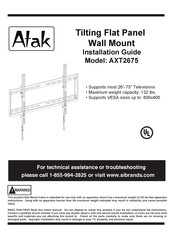Atak AXT2675 Installation Manual