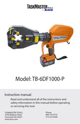 Ilsco TASKMASTER TB-6DF1000-P Instruction Manual