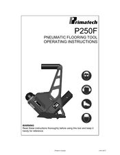 primatech P250F Operating Instructions Manual