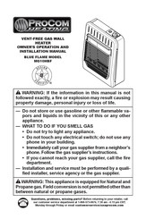 Procom Gas Heater User Manuals Download | ManualsLib