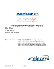 Elecsys WATCHDOG II MESH Installation And Operation Manual