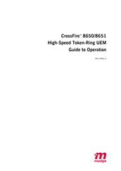 Madge Networks CrossFire 8650 Manual To Operation