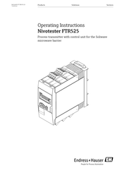 Endress+Hauser Nivotester FTR525 Operating Instructions Manual