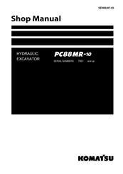 Komatsu PC88MR-10 Shop Manual