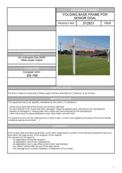 Sodex Sport S12631 Product Sheet