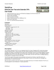 Transition Networks TN-EOT-CO User Manual