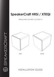 Nortek Control SpeakerCraft HRSi Installation Manual
