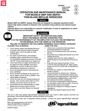 Ingersoll-Rand 380P Operation And Maintenance Manual