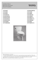Toto CST453CEF Installation Manual