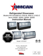 Omcan 50085 Instruction Manual