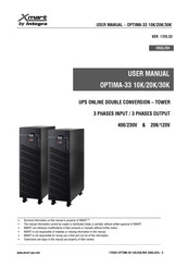 Integra Xmart OPTIMA-33 30K User Manual