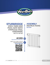 WamBam STURBRIDGE BL19104 Assembly Instructions Manual