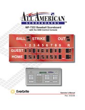 All American Scoreboards MP-7322 Operator's Manual