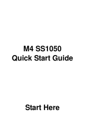M4 SS1050 Quick Start Manual