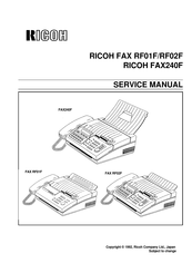 Ricoh FAX240F Service Manual