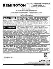 Remington Silent Drive REM-150T-SDR-O User's Manual & Operating Instructions