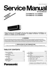 Panasonic CS-F50MD1E5 Service Manual