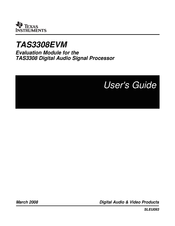 Texas Instruments TAS3308EVM User Manual