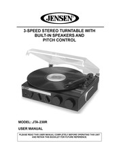 Jensen JTA-230R User Manual