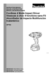 Makita XPT03 Instruction Manual