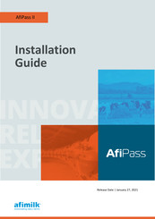 AfiMilk AfiPass II Installation Manual