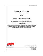 CEECO MHW-341-F-106 Service Manual