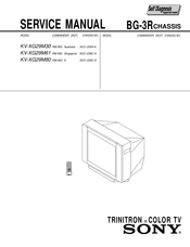 Sony Trinitron KV-XG29M61 Service Manual