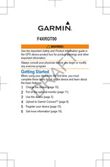 Garmin F4XRGT00 Manual