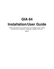 Garmin GIA 64W Installation & User Manual