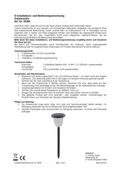 Heitronic 35369 Installation And Operating Instructions Manual
