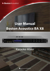 Boston Acoustics BA X8 User Manual