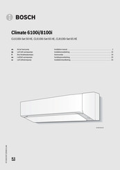 Bosch Climate 6100i Installation Manual