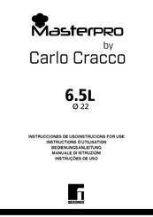 Carlo Cracco Masterpro Instructions For Use Manual