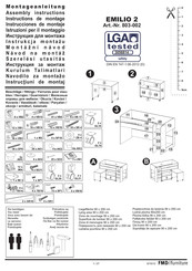 FMD Furniture EMILIO 2 Assembly Instructions Manual