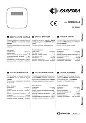 Farfisa Intercoms CD4130MAS Manual