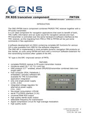 GNS FMT6N-001 Manual
