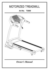 Justfit T3000 Owner's Manual