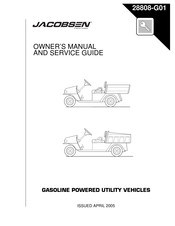 Textron Jacobsen Hauler 800 2004 Owner's Manual And Service Manual