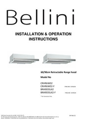 Bellini CRHR6W02 Installation & Operation Instructions