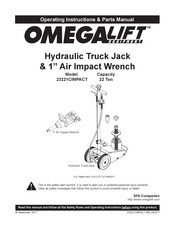Omega Lift Equipment 23221CIMPACT Operating Instructions & Parts Manual