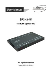 Altimium SP2H2-4K User Manual