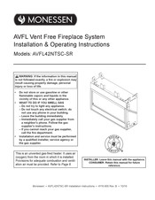 Monessen Hearth AVFL42NTSC-SR Installation & Operating Instructions Manual