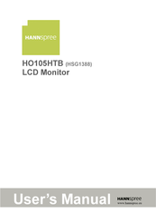 HANNspree HO105HTB User Manual