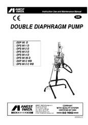 Anest Iwata DDP 90 D Instruction, Use And Maintenance Manual